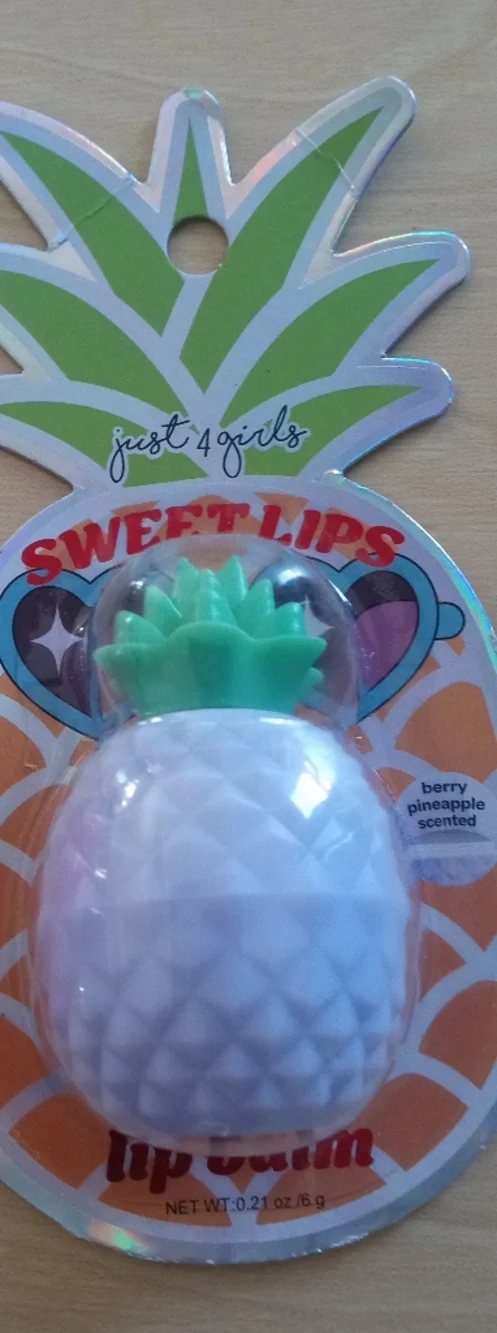 Hydrating Pink Bear Lip Balm - Strawberry Scented Pink Gloss